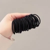 Hộp 100 Dây Chun Cột Tóc Co Dãn, Tiện Lợi, Phong Cách Hàn Quốc - Giá Ưu Đãi 8