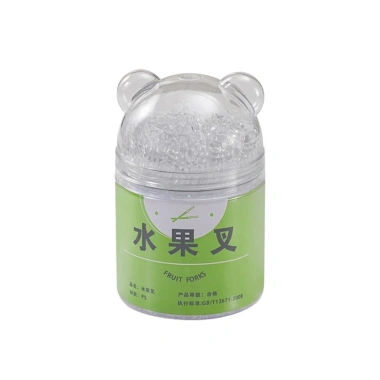 Hộp 100 dĩa & nĩa ăn trái cây nhựa - Đẹp, tiện lợi cho tiệc tết, giá chỉ 35.000đ