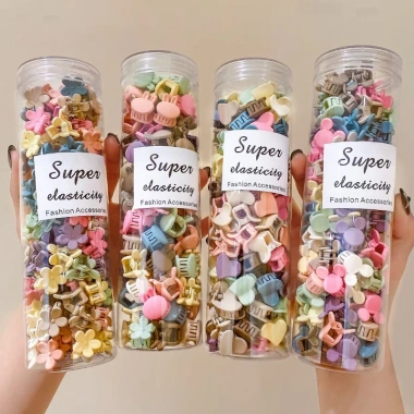 Hộp 100 kẹp tóc mini pastel dễ thương - Giá chỉ 27.900đ, giảm đến 33.759đ
