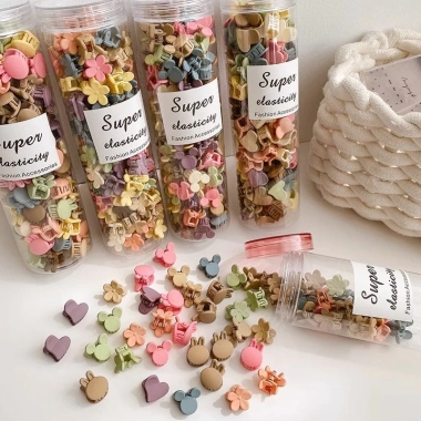 Hộp 100 kẹp tóc mini pastel dễ thương - Giá chỉ 27.900đ, giảm đến 33.759đ