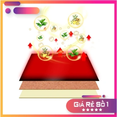 Hộp 100 miếng dán giảm đau gừng và vai PK Mugwort - Giảm đau nhanh, giá 24.000