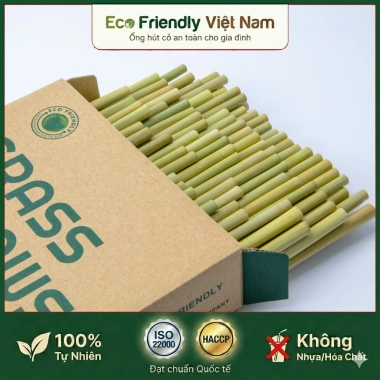 Hộp 100 Ống Hút Cỏ Size 6×200mm Siêu Rẻ Cao Cấp Dùng Với Nước Nóng Lạnh Chỉ 55k