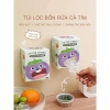 Hộp 100 túi đựng lọc rác dán tường hình cà tím tiện lợi giảm giá 15.000 VND