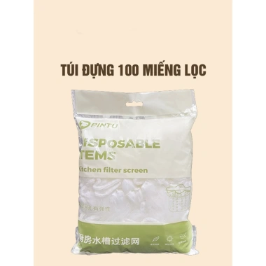 Hộp 100 túi đựng lọc rác dán tường hình cà tím tiện lợi giảm giá 15.000 VND