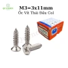 Hộp 1.000 con Ốc vít Thái M3 ren xoắn Col dài 11mm - Ampli, quạt, vỏ sạc - Quỳnh Diễn