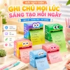 Hộp 105 Giấy Note NHAMOI Trong Suốt Chống Thấm - Nhiều màu, Viết Bút Bi Gel, 23.500 VND