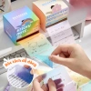 Hộp 105 Giấy Note NHAMOI Trong Suốt Chống Thấm - Nhiều màu, Viết Bút Bi Gel, 23.500 VND 2