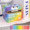 Hộp 105 Giấy Note Trong Suốt Chống Thấm DSMART Nhiều Màu Viết Bút Bi Gel 33k 8