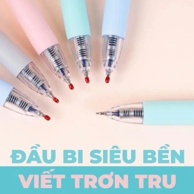 Hộp 12 Bút Bi Gel Bấm MONDEZ Intome Ngòi 0.5mm Viết Siêu Trơn Mực Xanh Đen 42.000 4 Hộp 12 Bút Bi Gel Bấm MONDEZ Intome Ngòi 0.5mm Viết Siêu Trơn Mực Xanh Đen 42.000 4