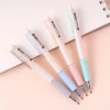 Hộp 12 Bút Bi Gel Bấm MONDEZ Intome Ngòi 0.5mm Viết Siêu Trơn Mực Xanh Đen 42.000 6