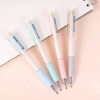 Hộp 12 Bút Bi Gel Bấm MONDEZ Intome Ngòi 0.5mm Viết Siêu Trơn Mực Xanh Đen 42.000 7