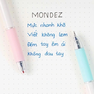 Hộp 12 Bút Bi Gel Bấm MONDEZ Intome Ngòi 0.5mm Viết Siêu Trơn Mực Xanh Đen 42.000 8 Hộp 12 Bút Bi Gel Bấm MONDEZ Intome Ngòi 0.5mm Viết Siêu Trơn Mực Xanh Đen 42.000 8