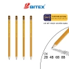Hộp 12 Bút chì Bitex 2B/4B/6B/8B - Chuyên dụng cho Mỹ thuật, Giá ưu đãi 23.100₫