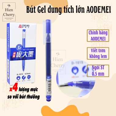 Hộp 12 Bút Gel AODEMEI D1.015 GP031 Ngòi 0.5mm Ống Mực To, Khô Nhanh - 44.500₫