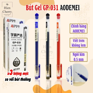 Hộp 12 Bút Gel AODEMEI D1.015 GP031 Ngòi 0.5mm Ống Mực To, Khô Nhanh - 44.500₫