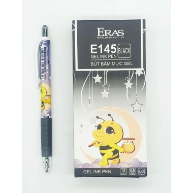 Hộp 12 Bút Gel Eras E145 Ngòi 0.5mm - Xanh Đen Đỏ - Giá ưu đãi 87.120 VND
