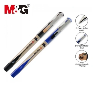 Hộp 12 bút ký gel Ovidian M&G AGP11.571 ngòi 0.7mm ruột thay 6.128 - Giá 110.000₫
