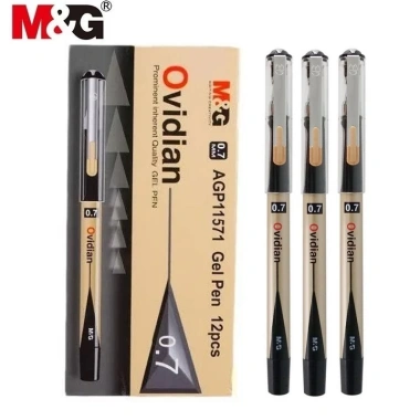Hộp 12 bút ký gel Ovidian M&G AGP11.571 ngòi 0.7mm ruột thay 6.128 - Giá 110.000₫ 8 Hộp 12 bút ký gel Ovidian M&G AGP11.571 ngòi 0.7mm ruột thay 6.128 - Giá 110.000₫ 8