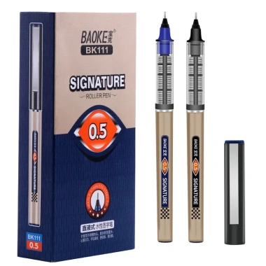 Hộp 12 bút lông kim Baoke BK111 - Mực gel nước, ngòi 0.5mm, giảm giá 125k