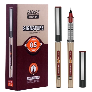 Hộp 12 bút lông kim Baoke BK111 - Mực gel nước, ngòi 0.5mm, giảm giá 125k