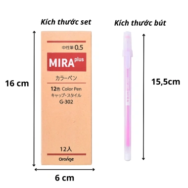 Hộp 12 bút mực gel Mira cute ARCHI - Ngòi 0.5mm, đa màu, viết calligraphy, chỉ 39.900đ 3 Hộp 12 bút mực gel Mira cute ARCHI - Ngòi 0.5mm, đa màu, viết calligraphy, chỉ 39.900đ 3
