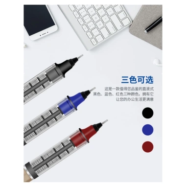 Hộp 12 Cái Bút Ký 0.5mm Mực Gel 3 Màu Baoke BK111 - Viết Nét Mượt, Giá 90.000 2