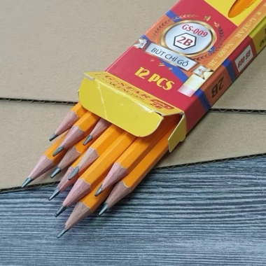 Hộp 12 cây Bút chì 2B GSTAR STAEDTLER ELEPHANT - Giá 60.000, viết mịn mềm