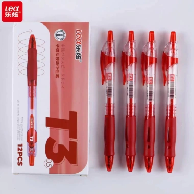 Hộp 12 cây Bút Gel 0.5mm LEX/LEA T3 – Ngòi xanh, đỏ, đen, chính hãng, giảm giá