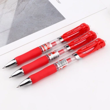 Hộp 12 cây bút gel bấm Baoke A35, ngòi 0.5mm, luyện viết chữ Hán Trung Quốc - Giá 35.000 VNĐ