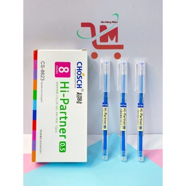 Hộp 12 Cây Bút Gel Mực Nước Xanh Tím CHOSCH HI PARTNER CS-8.623 Giá chỉ 49.900 VNĐ 10 Hộp 12 Cây Bút Gel Mực Nước Xanh Tím CHOSCH HI PARTNER CS-8.623 Giá chỉ 49.900 VNĐ 10
