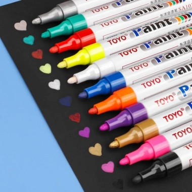 Hộp 12 cây Bút Sơn Toyo Paint SA101 - Bút Repaint đa màu, giá ưu đãi 230k 4