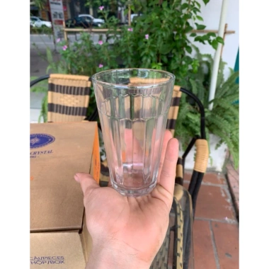 Hộp 12 cốc thủy tinh Việt Tiệp sọc to 55 & sọc nhỏ 54 - 310ml/250ml, giảm giá 99k 2 Hộp 12 cốc thủy tinh Việt Tiệp sọc to 55 & sọc nhỏ 54 - 310ml/250ml, giảm giá 99k 2
