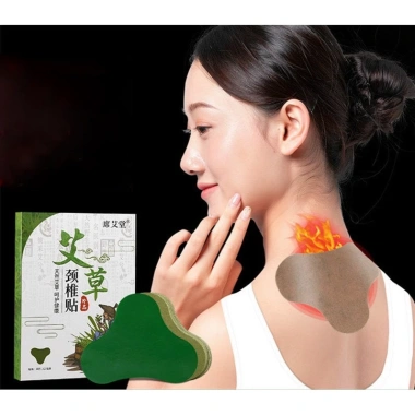 Hộp 12 miếng Cao dán Ngải Cứu giảm nhanh các triệu chứng đau cổ vai gáy, khớp gối, lưng, đầu - Giá siêu ưu đãi 18.000₫