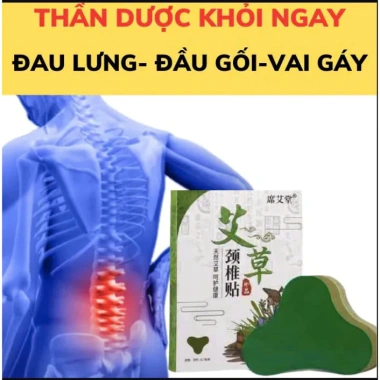 Hộp 12 miếng Dán Ngải Cứu PTLUXURY - Giảm đau vai gáy, giá chỉ 59.000đ 3 Hộp 12 miếng Dán Ngải Cứu PTLUXURY - Giảm đau vai gáy, giá chỉ 59.000đ 3