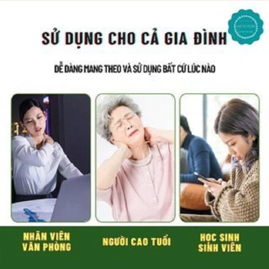 Hộp 12 miếng dán ngãi cứu QA HAPPY LIFE - Giảm đau mỏi xương khớp, lưu thông máu, giá chỉ 19.500 VND