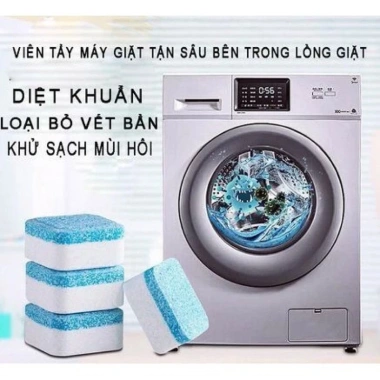 Hộp 12 viên tẩy vệ sinh lồng máy giặt - Loại bỏ mùi bẩn, chỉ 26.000 VND 4 Hộp 12 viên tẩy vệ sinh lồng máy giặt - Loại bỏ mùi bẩn, chỉ 26.000 VND 4