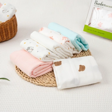 Hộp 2 khăn tắm sợi tre 3 lớp - An toàn, không gây kích ứng, phù hợp mọi da, 239k