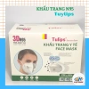 Hộp 20 chiếc khẩu trang N95 Tuylip chống bụi mịn, có van thở, bảo vệ hô hấp - Giá ưu đãi 78.498 VND