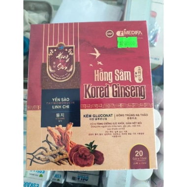Hộp 20 gói Hồng sâm Kored Ginseng - Giảm mệt mỏi, sức khỏe tốt, 180.000₫ 2 Hộp 20 gói Hồng sâm Kored Ginseng - Giảm mệt mỏi, sức khỏe tốt, 180.000₫ 2