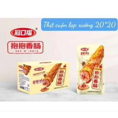 Hộp 20 gói Thịt Cay Cuộn Trứng, Lạp Xưởng, Thanh Cua, Bò Viên - Giá chỉ 59.491đ, giảm 23% 2