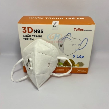 Hộp 20 khẩu trang N95 Tuylip cho bé – Chống bụi PM2.5, van thở, ngăn lây bệnh hô hấp 3
