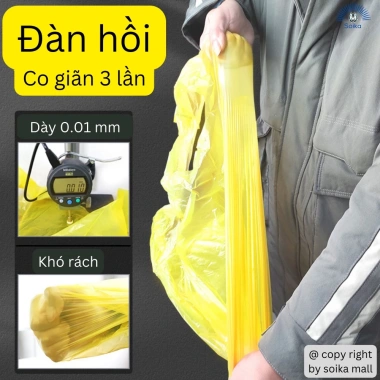 Hộp 200 túi đựng rác 45x59cm gấp gọn cao cấp Soika SR-01 - Giao màu ngẫu nhiên, giảm giá 22%