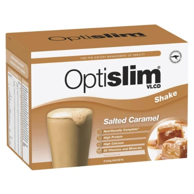 Hộp 21 gói Optislim VLCD Shake 43g - Bột thay thế bữa ăn Socola & Salted Caramel, giảm cân nhanh, 1.123.000₫ 5