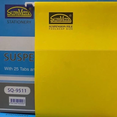 Hộp 25 cái Bìa treo Suremark SQ 9.511 - Dễ sắp xếp, bền bỉ, giá ưu đãi 320.000 VND