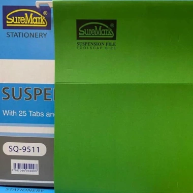 Hộp 25 cái Bìa treo Suremark SQ 9.511 - Dễ sắp xếp, bền bỉ, giá ưu đãi 320.000 VND