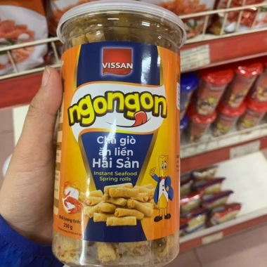 Hộp 250g Chả Giò Vissan Sấy Giòn Ăn Liền Hải Sản - Giá chỉ 103.000, giảm tới 20% 2