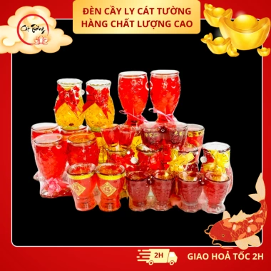 Hộp 3 Cặp Đèn Cầy Ly Trái Thơm Loại Lớn Cháy 36-48 Giờ - Cao Cấp 85.000 VND 2