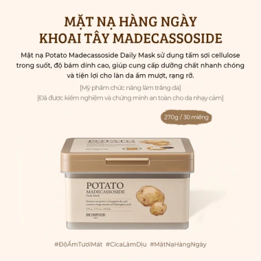 Hộp 30 miếng mặt nạ Skinfood Daily dưỡng da: cà rốt, quả sồi, quýt, nho - giảm giá 450k 5 Hộp 30 miếng mặt nạ Skinfood Daily dưỡng da: cà rốt, quả sồi, quýt, nho - giảm giá 450k 5