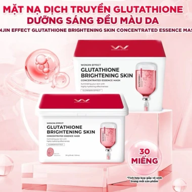 Hộp 30 miếng rút Mặt Nạ Wonjin Effect đa màu xanh lá, xanh dương, hồng, vàng 350g - Giá ưu đãi 369.200₫