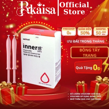Hộp 30 Ống Đũa Thần Phụ Khoa Wettrust Inner Hàn Quốc – Giá Ưu Đãi 179k, Độ Bền Cao, An Toàn
